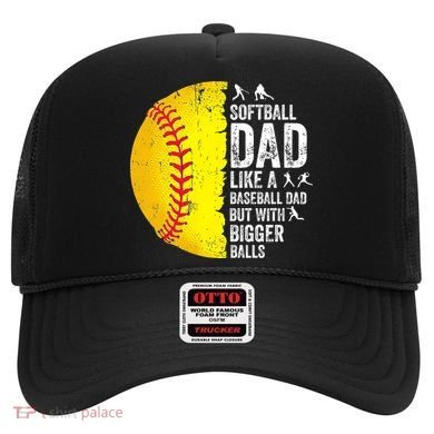 Softball Dad Like A Baseball Dad But With Bigger Balls Hat