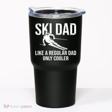 Ski Dad Like A Regular Dad Only Way Cooler Daddy Skier Gift Tumbler