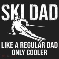 Ski Dad Like A Regular Dad Only Way Cooler Daddy Skier Gift Hat thumb 2