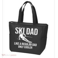 Ski Dad Like A Regular Dad Only Way Cooler Daddy Skier Gift Tote Bag thumb 3