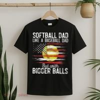 Softball Dad Like A Baseball Dad Definition T-Shirt thumb 2