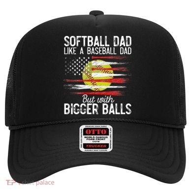 Softball Dad Like A Baseball Dad Definition Hat