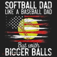 Softball Dad Like A Baseball Dad Definition Hat thumb 2