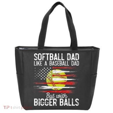 Softball Dad Like A Baseball Dad Definition Tote Bag