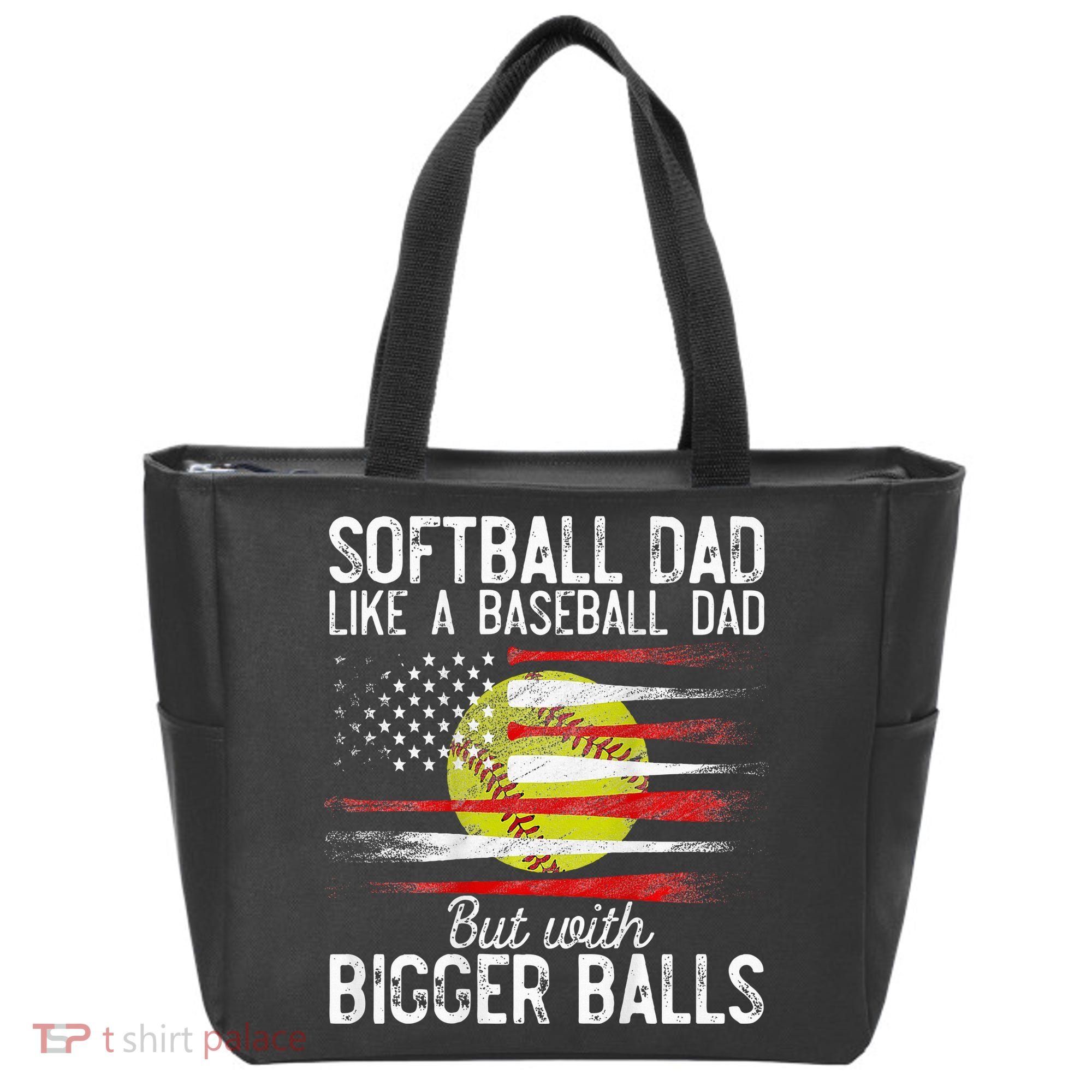 Softball Dad Like A Baseball Dad Definition Tote Bag