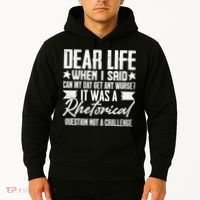 Sarcasm Dear Life Funny Sarcastic Hoodie thumb 2
