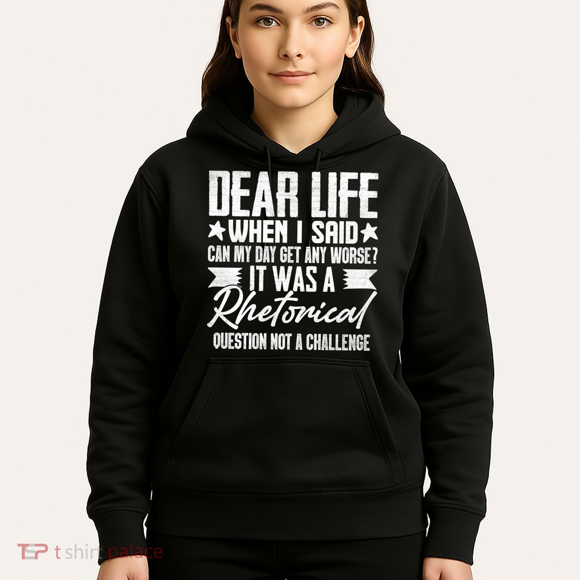 Sarcasm Dear Life Funny Sarcastic Hoodie