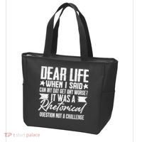 Sarcasm Dear Life Funny Sarcastic Tote Bag thumb 3
