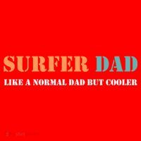 Surfer Dad Like A Normal Dad But Cooler Father Gift Surfing Gift Santa Hat thumb 1