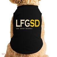 San Diego LFGSD Let's Go SD Baseball Trending Doggie Tank thumb 0