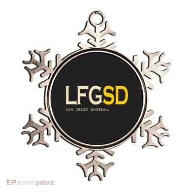 San Diego LFGSD Let's Go SD Baseball Trending Ornament