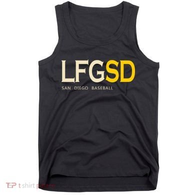 San Diego LFGSD Let's Go SD Baseball Trending Tank Top
