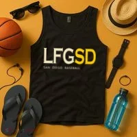 San Diego LFGSD Let's Go SD Baseball Trending Tank Top thumb 4