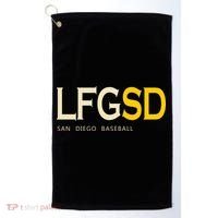 San Diego LFGSD Let's Go SD Baseball Trending Golf Towel thumb 0