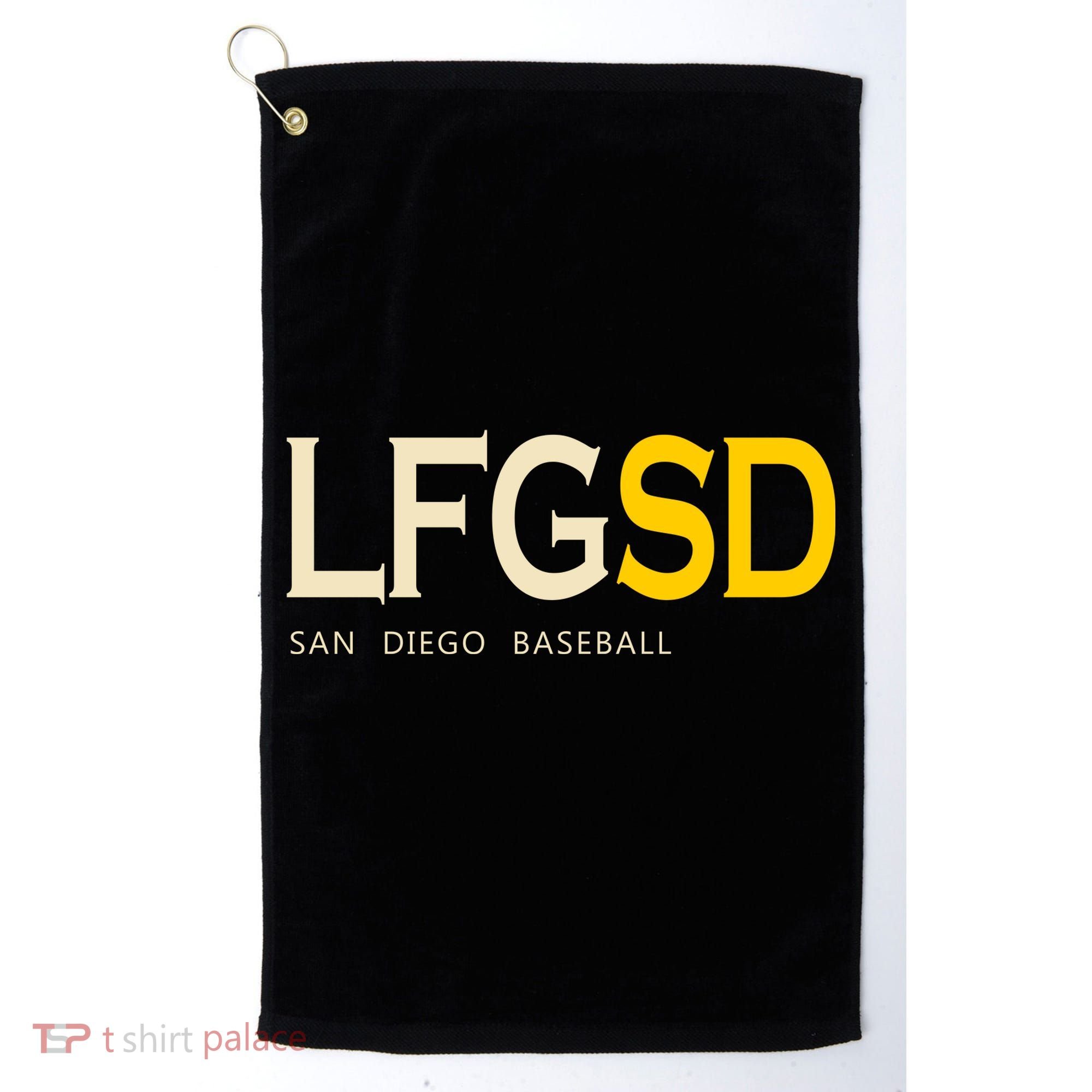 San Diego LFGSD Let's Go SD Baseball Trending Golf Towel