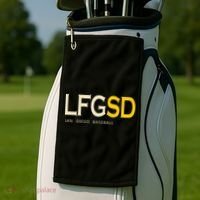 San Diego LFGSD Let's Go SD Baseball Trending Golf Towel thumb 2