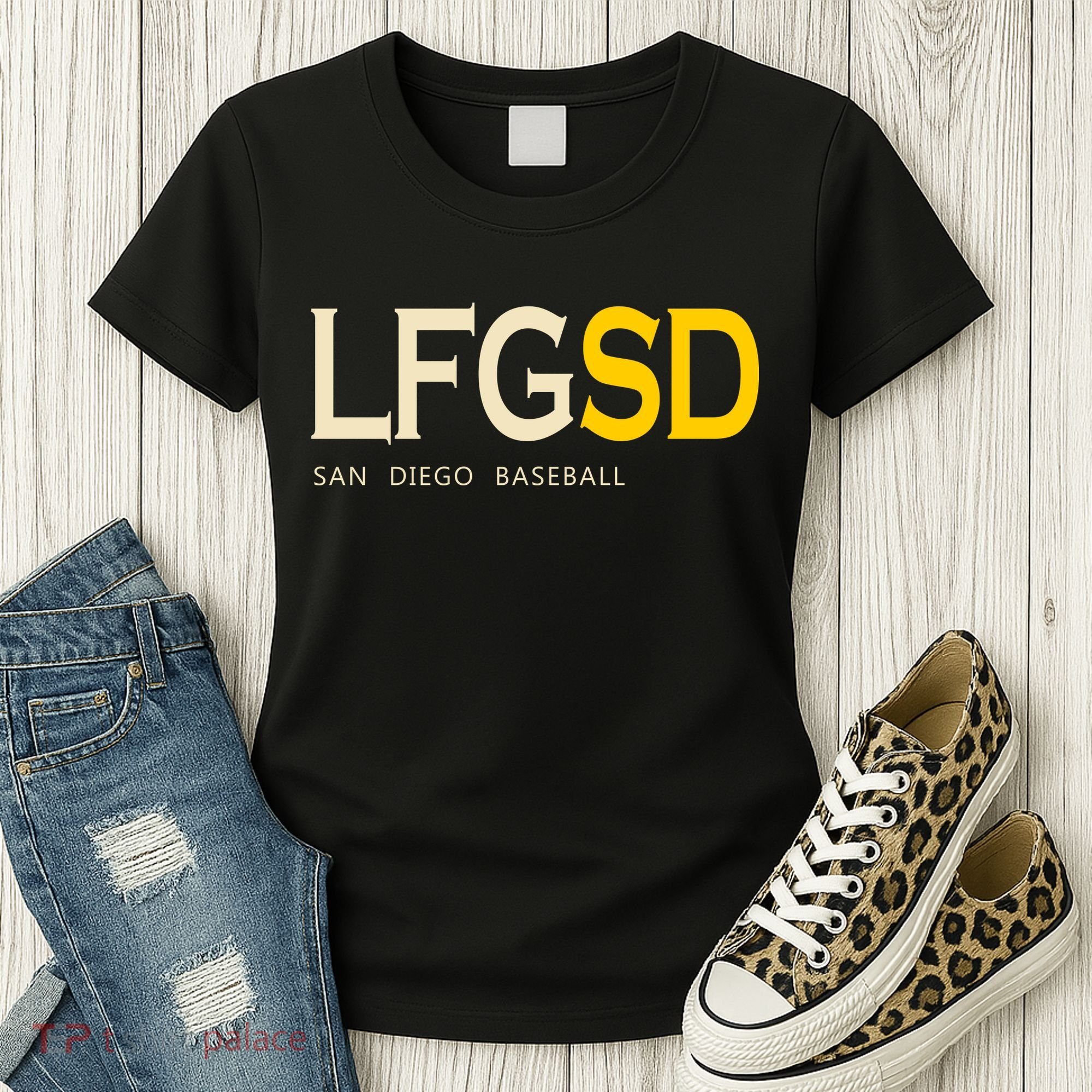 San Diego LFGSD Let's Go SD Baseball Trending Women's T-Shirt