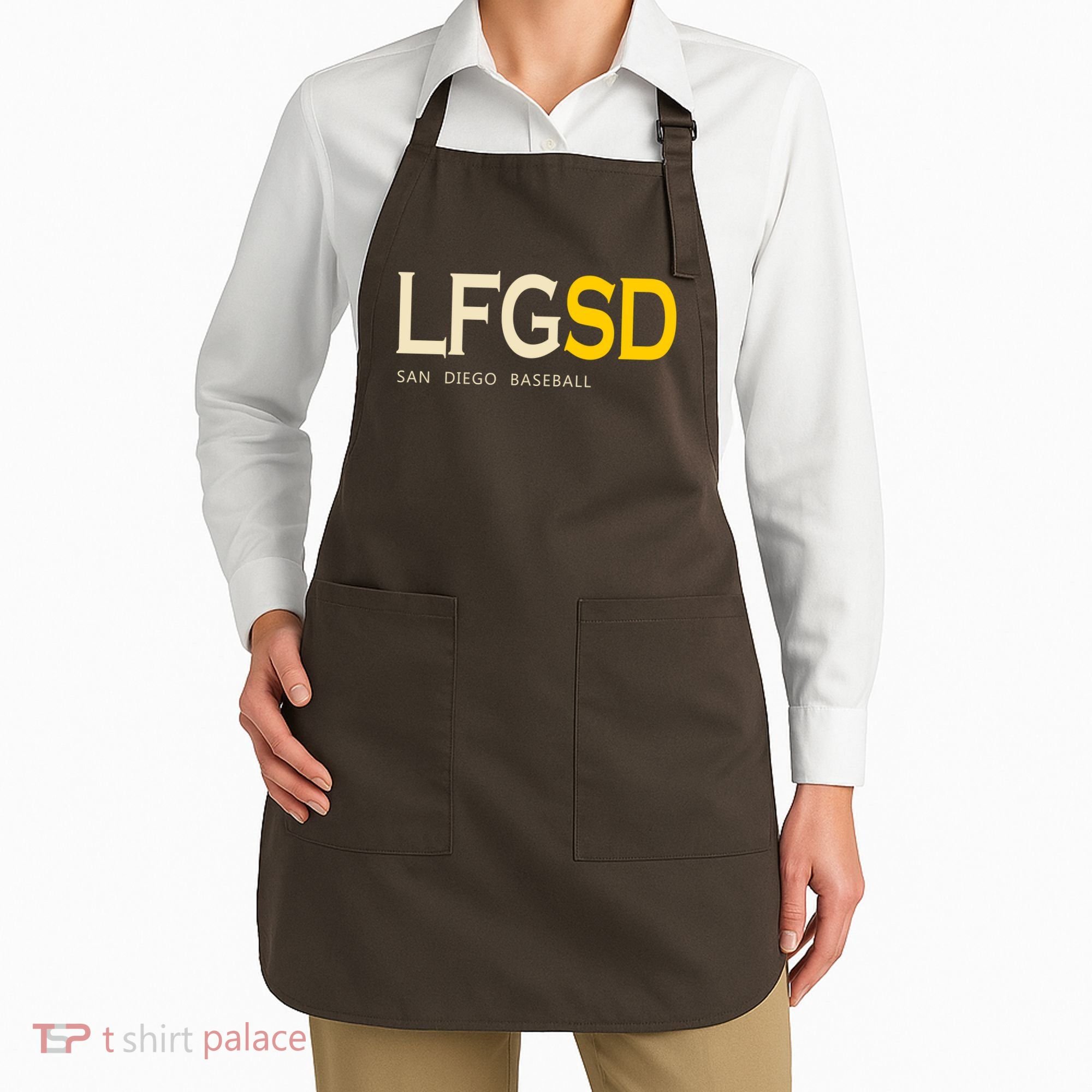 San Diego LFGSD Let's Go SD Baseball Trending Apron