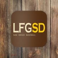 San Diego LFGSD Let's Go SD Baseball Trending Coaster thumb 0