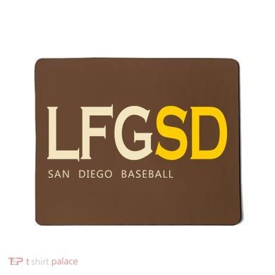 San Diego LFGSD Let's Go SD Baseball Trending Mousepad