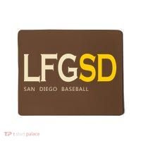 San Diego LFGSD Let's Go SD Baseball Trending Mousepad thumb 0