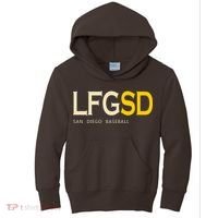 San Diego LFGSD Let's Go SD Baseball Trending Kids Hoodie thumb 0