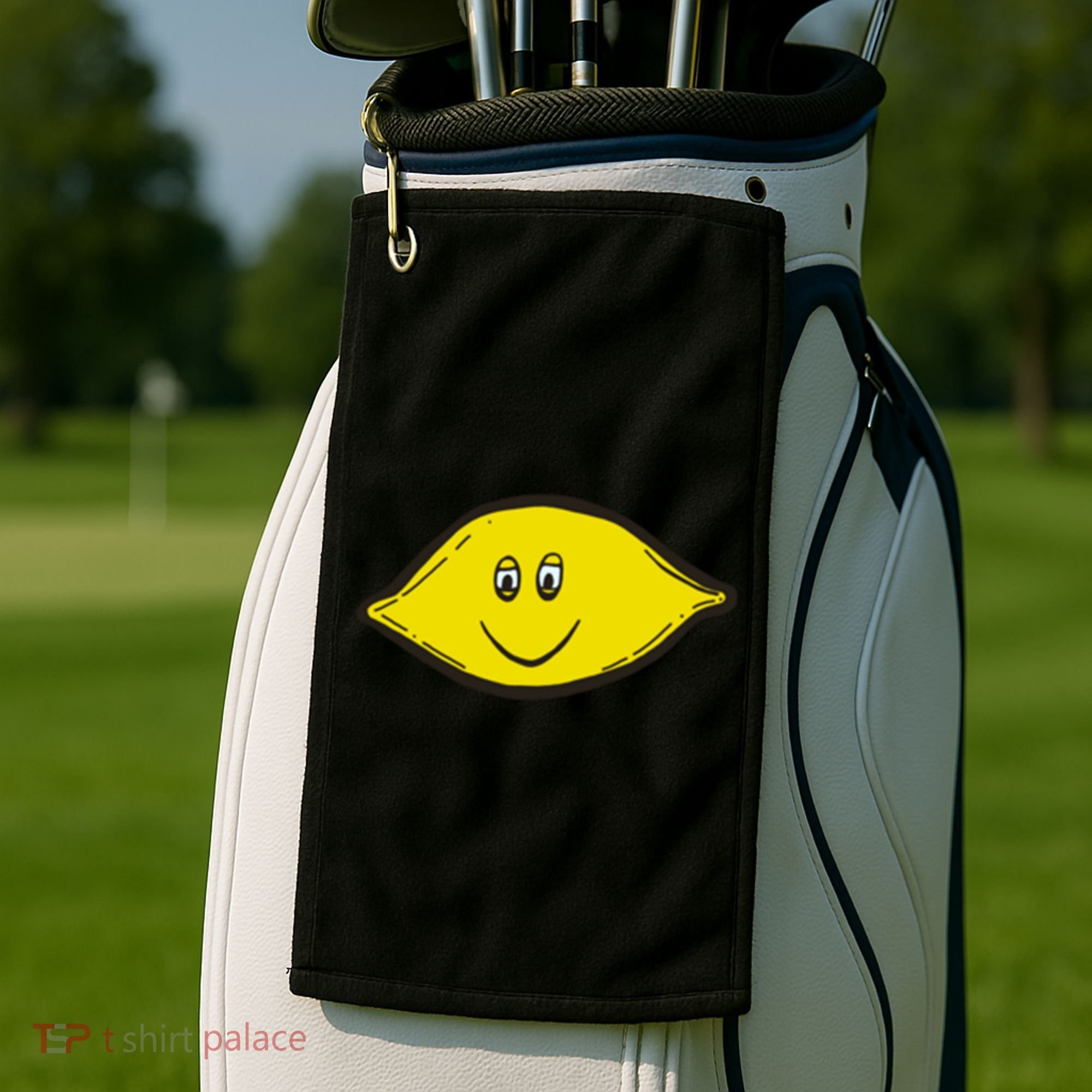 Small Dope Lemon Golf Towel