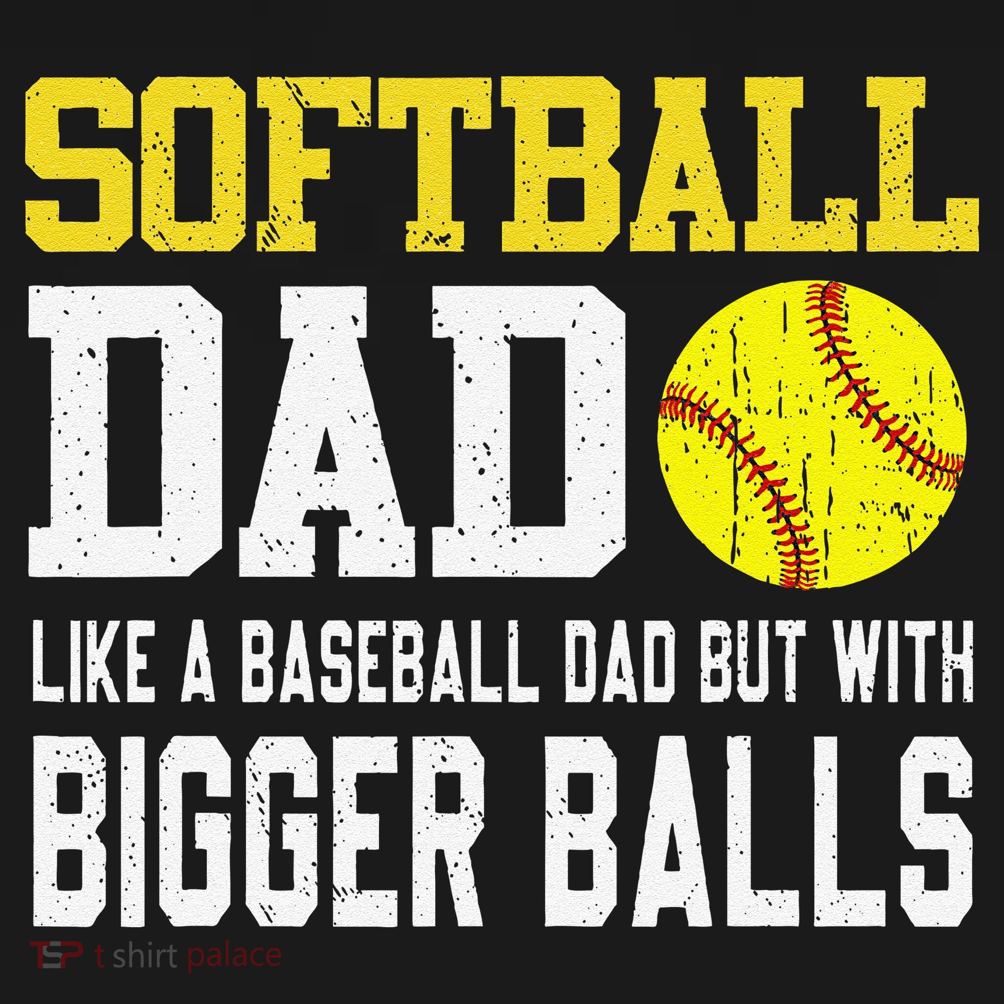 Softball Dad Like A Baseball But With Bigger Balls FatherS Ornament