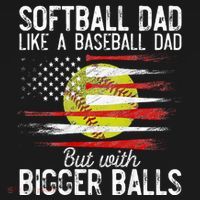 Softball Dad Like A Baseball Dad Definition Pajama Set thumb 2