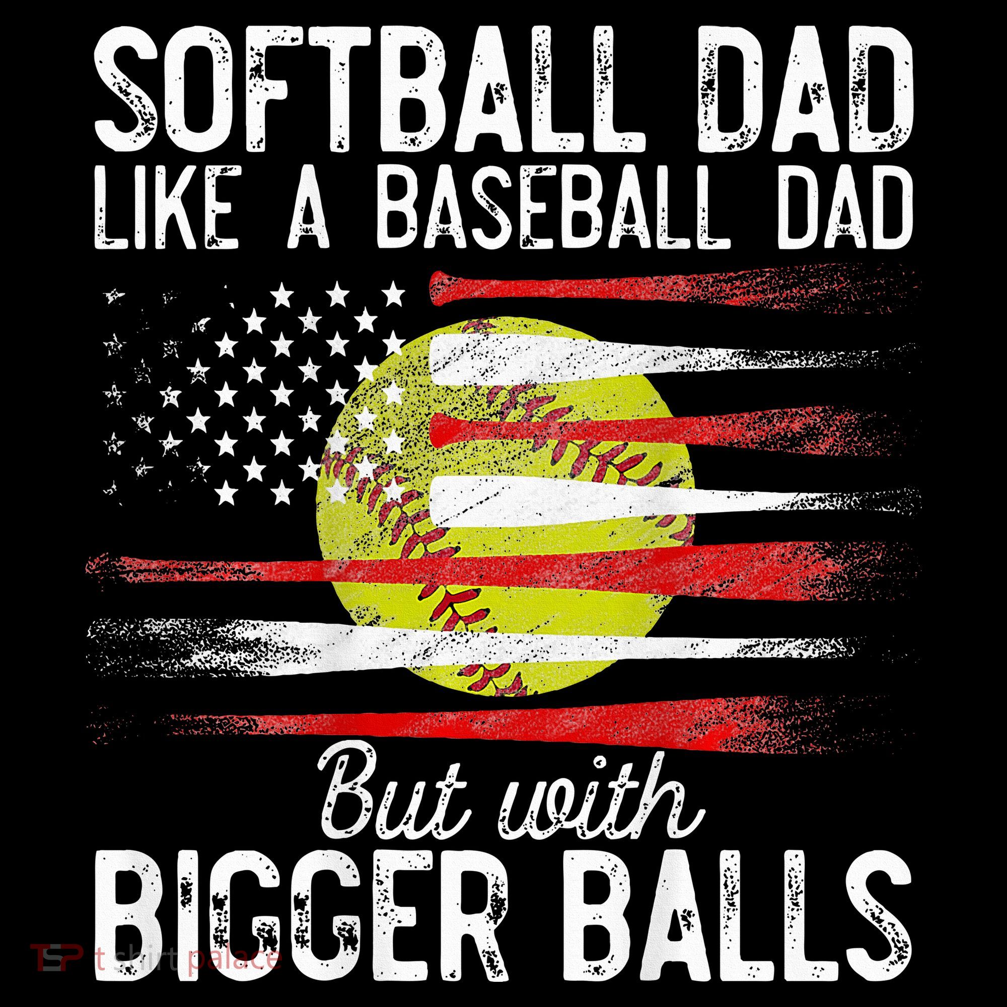 Softball Dad Like A Baseball Dad Definition Ornament