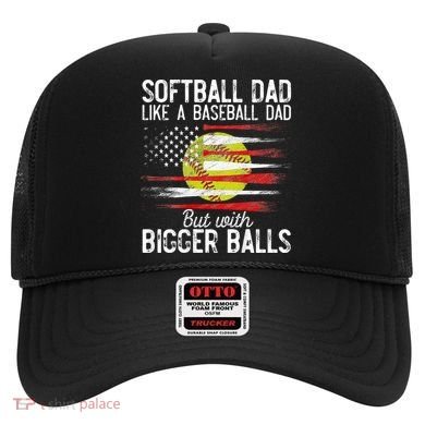 Softball Dad Like A Baseball Dad Definition Hat