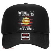 Softball Dad Like A Baseball Dad Definition Hat thumb 0