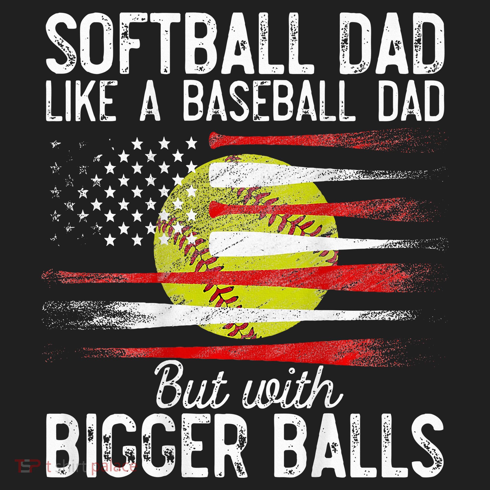 Softball Dad Like A Baseball Dad Definition Golf Towel