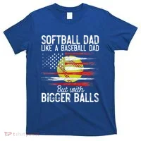 Softball Dad Like A Baseball Dad Definition T-Shirt thumb 0