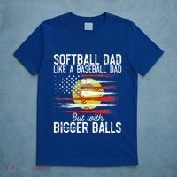 Softball Dad Like A Baseball Dad Definition T-Shirt thumb 5