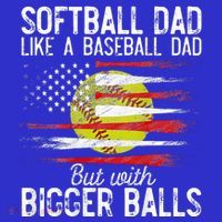 Softball Dad Like A Baseball Dad Definition T-Shirt thumb 7