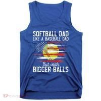 Softball Dad Like A Baseball Dad Definition Tank Top thumb 0