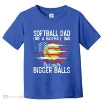 Softball Dad Like A Baseball Dad Definition Toddler T-Shirt thumb 0