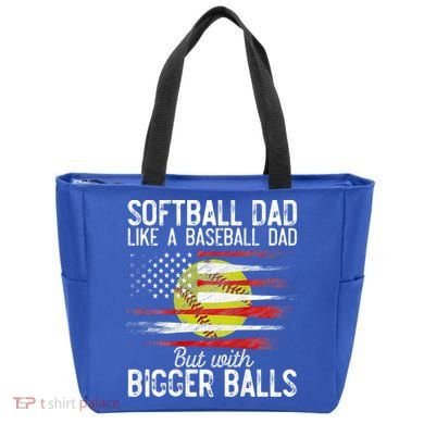 Softball Dad Like A Baseball Dad Definition Tote Bag