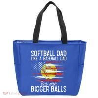 Softball Dad Like A Baseball Dad Definition Tote Bag thumb 0