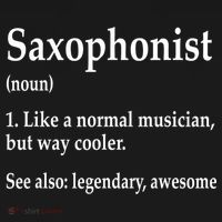Saxophonist Definition Like A Normal Musician Saxophone Hoodie thumb 7