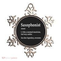 Saxophonist Definition Like A Normal Musician Saxophone Ornament thumb 0