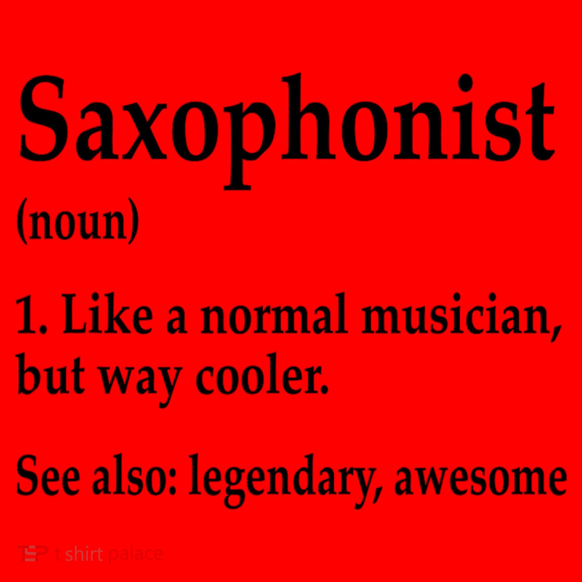 Saxophonist Definition Like A Normal Musician Saxophone Santa Hat