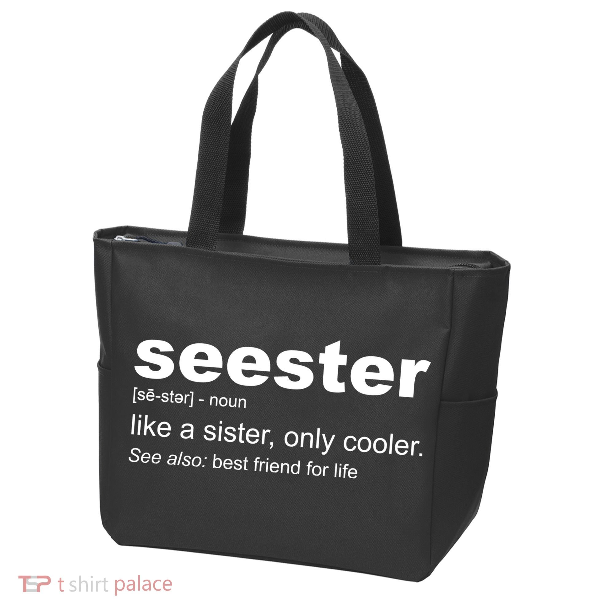 Seester Definition Like A Sister Only Cooler Tote Bag