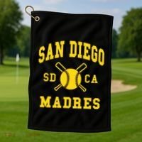 San Diego Madres San Diego Moms California Golf Towel thumb 1