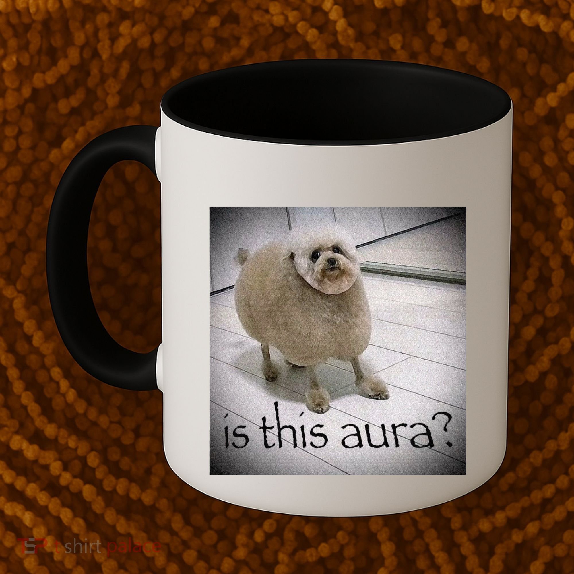 Silly Dog Meme Meme Brainrot Gen Z Funny Haircut Dog Meme Coffee Mug
