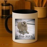 Silly Dog Meme Meme Brainrot Gen Z Funny Haircut Dog Meme Coffee Mug thumb 4