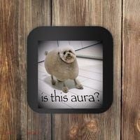 Silly Dog Meme Meme Brainrot Gen Z Funny Haircut Dog Meme Coaster thumb 0