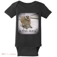 Silly Dog Meme Meme Brainrot Gen Z Funny Haircut Dog Meme Baby Bodysuit thumb 0