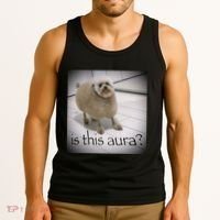 Silly Dog Meme Meme Brainrot Gen Z Funny Haircut Dog Meme Tank Top thumb 3